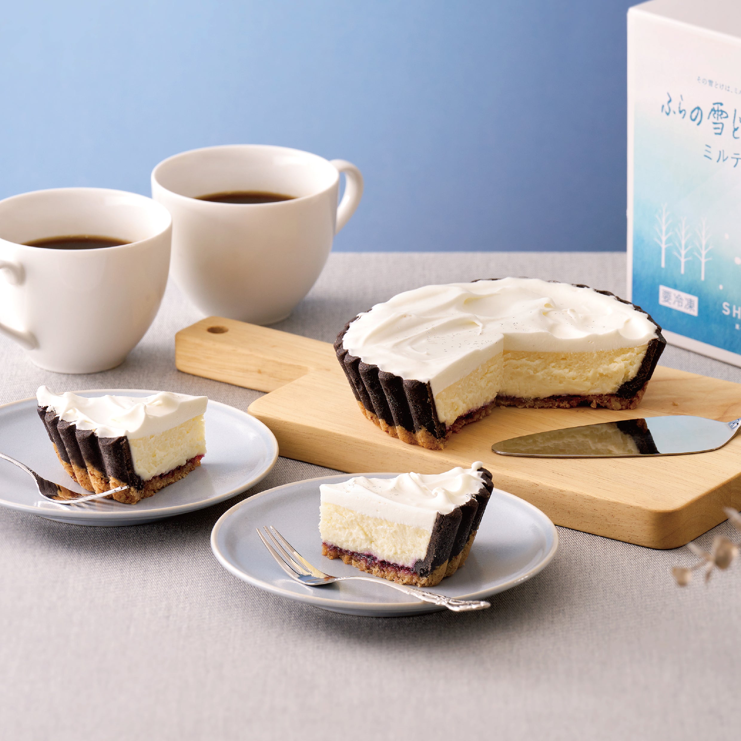 ふらの雪どけチーズケーキ《ミルティホワイト》