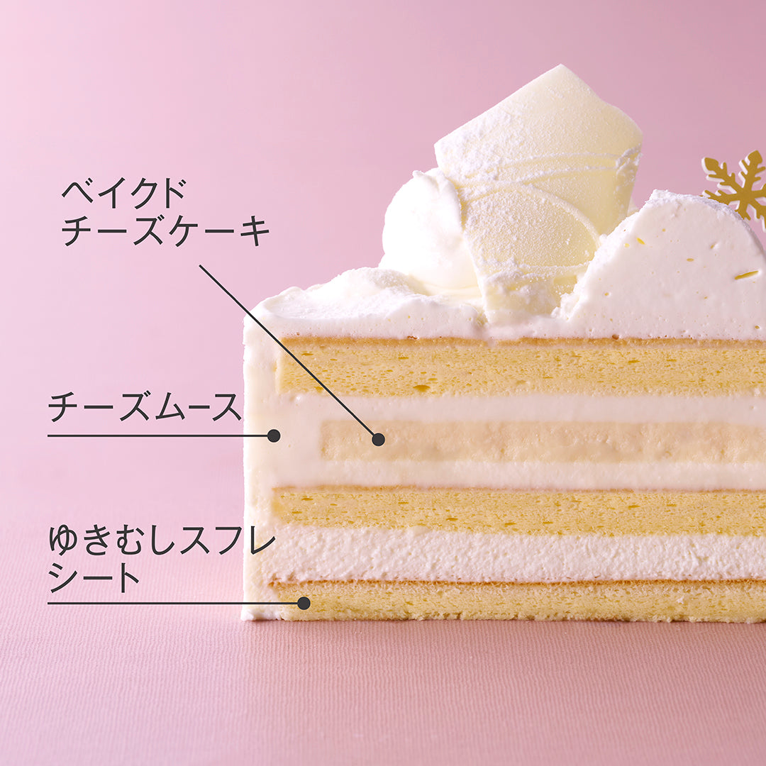 【送料無料】クリスマスケーキセット(ショコラ・ジュエル+スノー・フロマージュ)