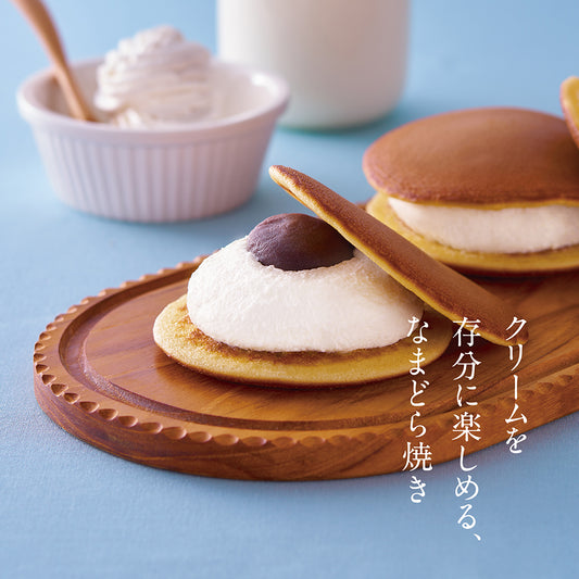 クリームを楽しむなまどら 4個入