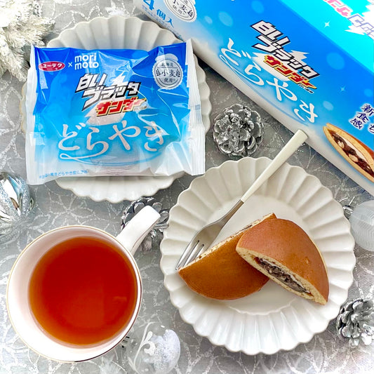 白いブラックサンダーどらやき 4個