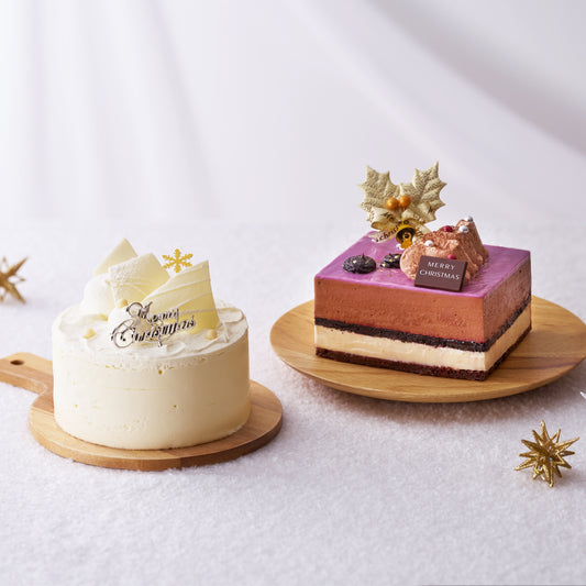 【送料無料】クリスマスケーキセット（ショコラ・ジュエル＋スノー・フロマージュ）