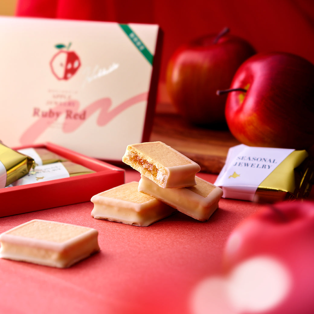 2つのジュエリー食べ比べセット《アップルジュエリー ルビーレッド》