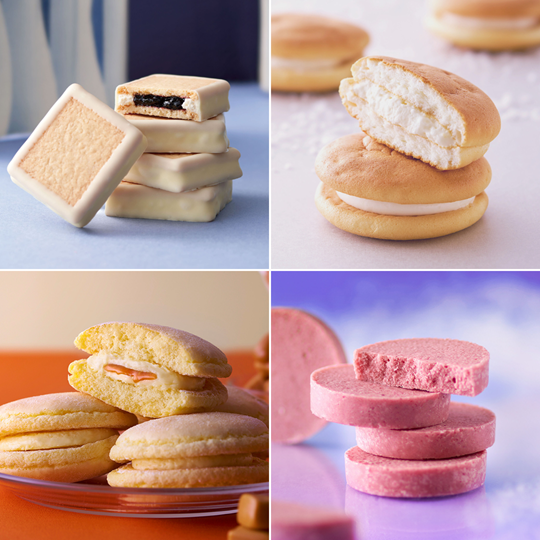 ハスカップと雪のスイーツセット